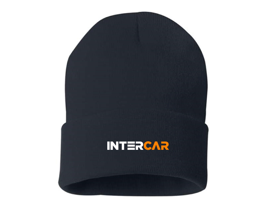 Tuque avec rebord - Noir - Broderie ML