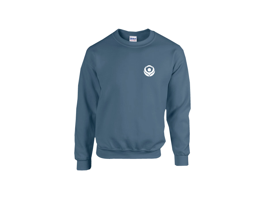 Crewneck unisexe - S / Indigo - Broderie ML