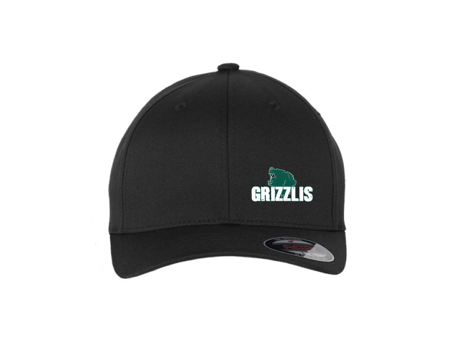 Casquette Adulte «GRIZZLIS» - Noir / S/M - Broderie ML