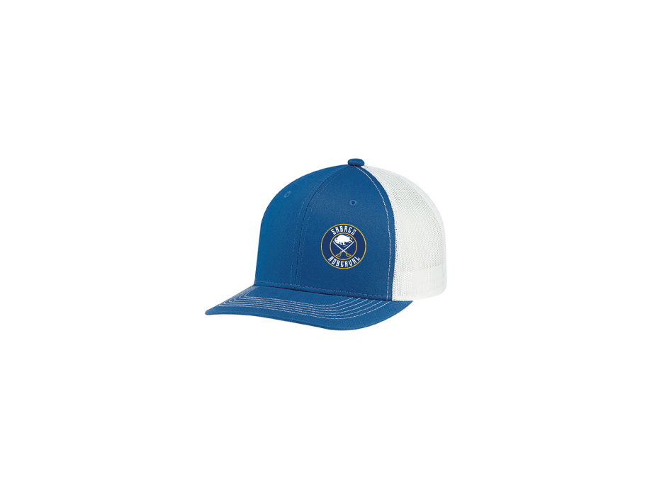 Casquette junior - Royal/Blanc - Broderie ML