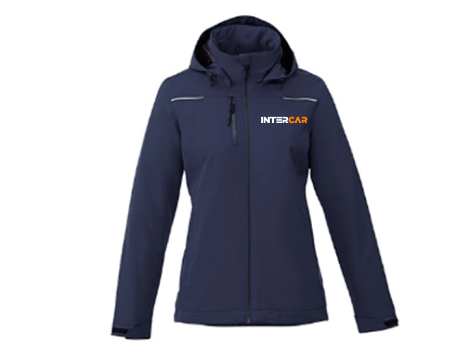 Veste doublée micro-polar femme - XS / Marine - Broderie ML