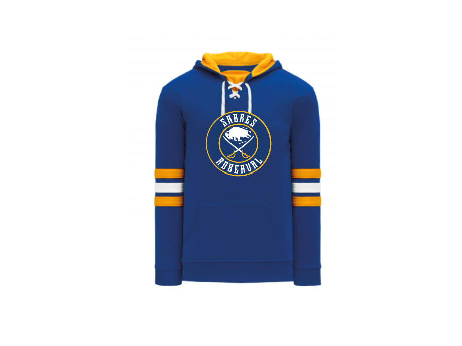 Kangourou sportif junior - S / Royal/Blanc/Jaune - Broderie ML