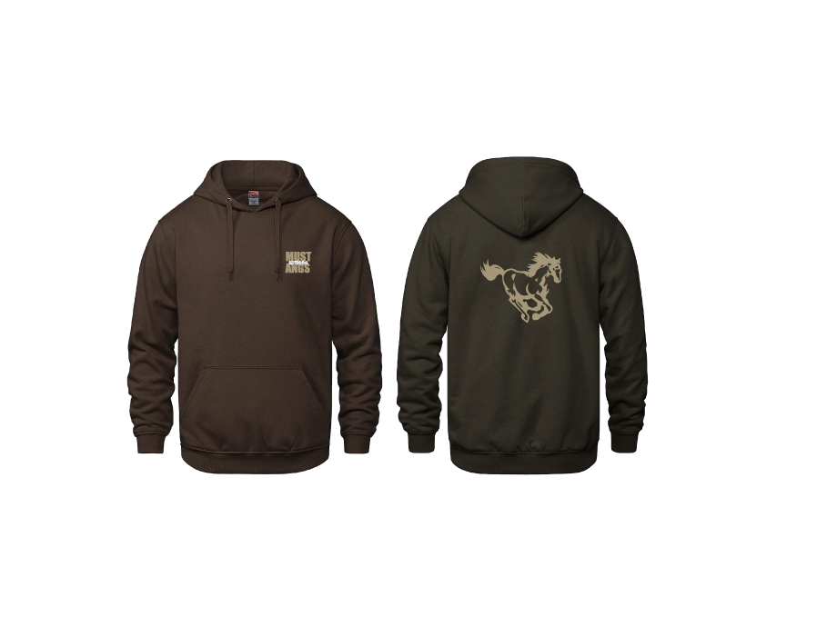 Kangourou coton adulte - XS / Brun - Broderie ML