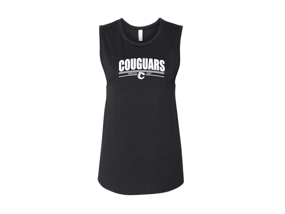 Camisole femme - S / Noir - Broderie ML