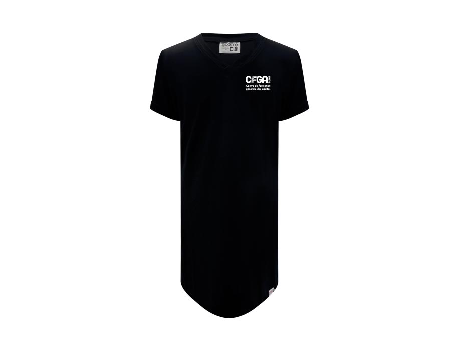Tunique femme - XS / Noir - Broderie ML