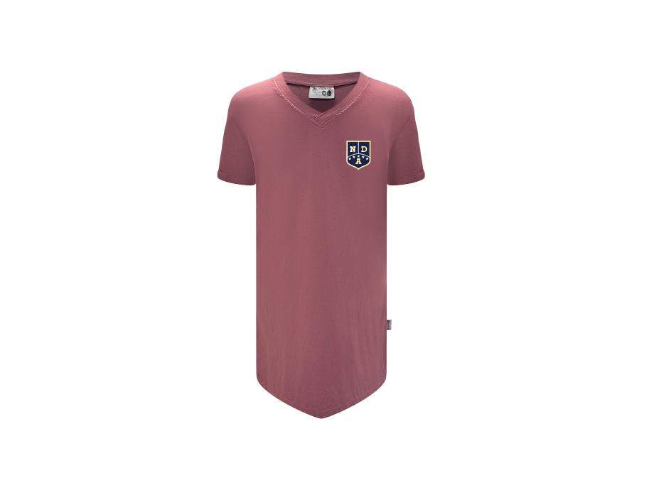 Tunique junior «NDA» - XXS/XS / Rosewood - Broderie ML