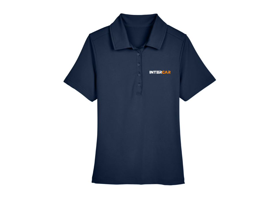 Polo stretch femme - XS / Marine - Broderie ML