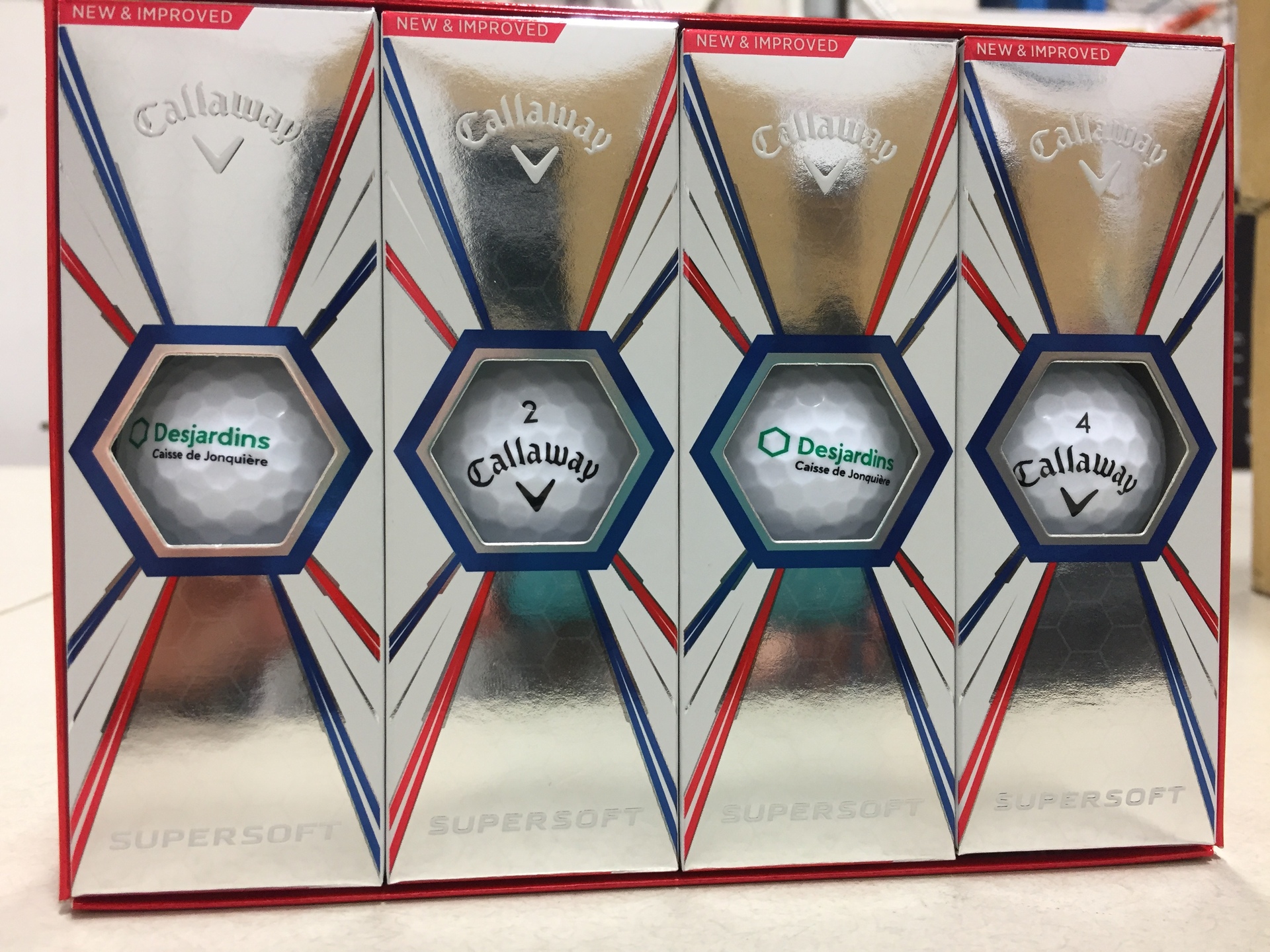 Balle de golf «Desjardins» - Broderie ML