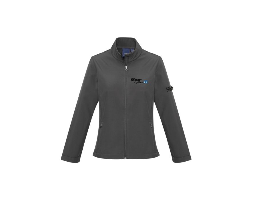 Veste softshell femme « CSSDLJ-SRMI » - XS / Gris - Broderie ML