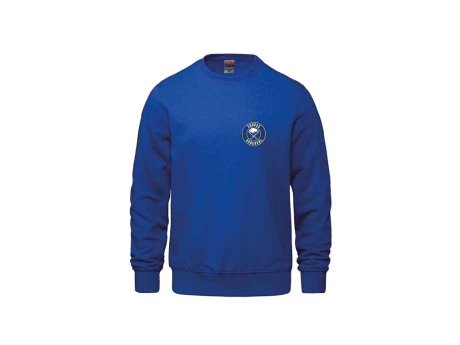 Crewneck unisexe - XS / Bleu royal - Broderie ML