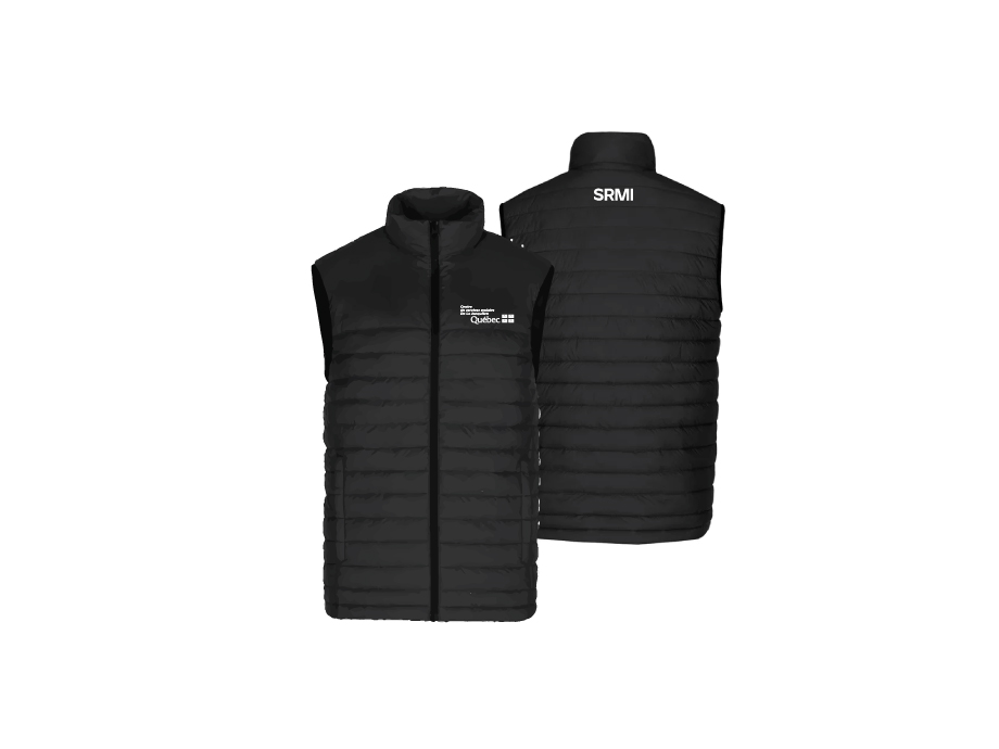 Veste sans manches femme « CSSDLJ-SRMI » - XS / Noir - Broderie ML
