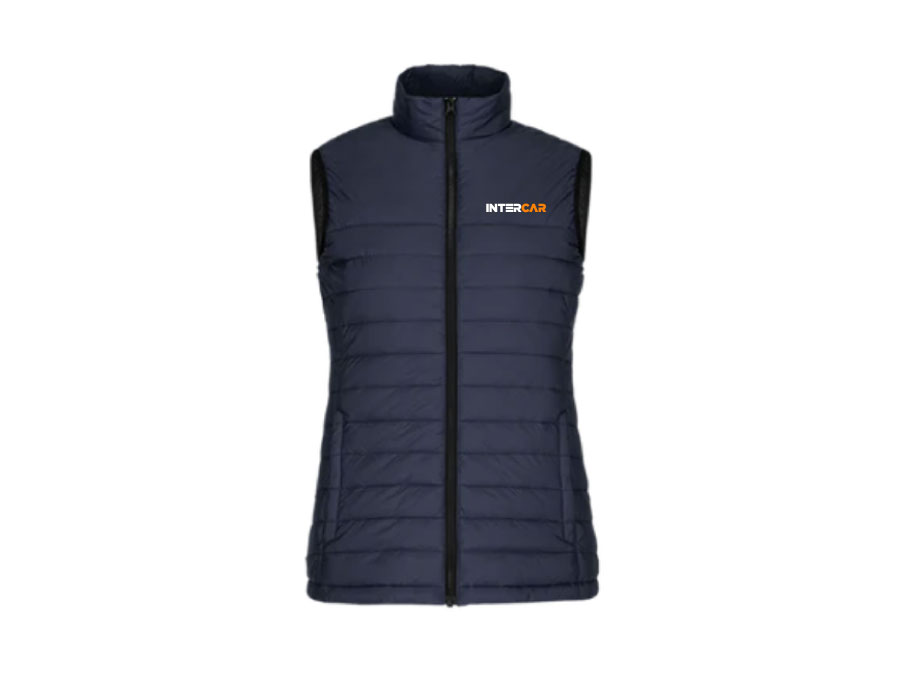 Veste sans manches matelassée femme CHARTER - XS / Marine - Broderie ML