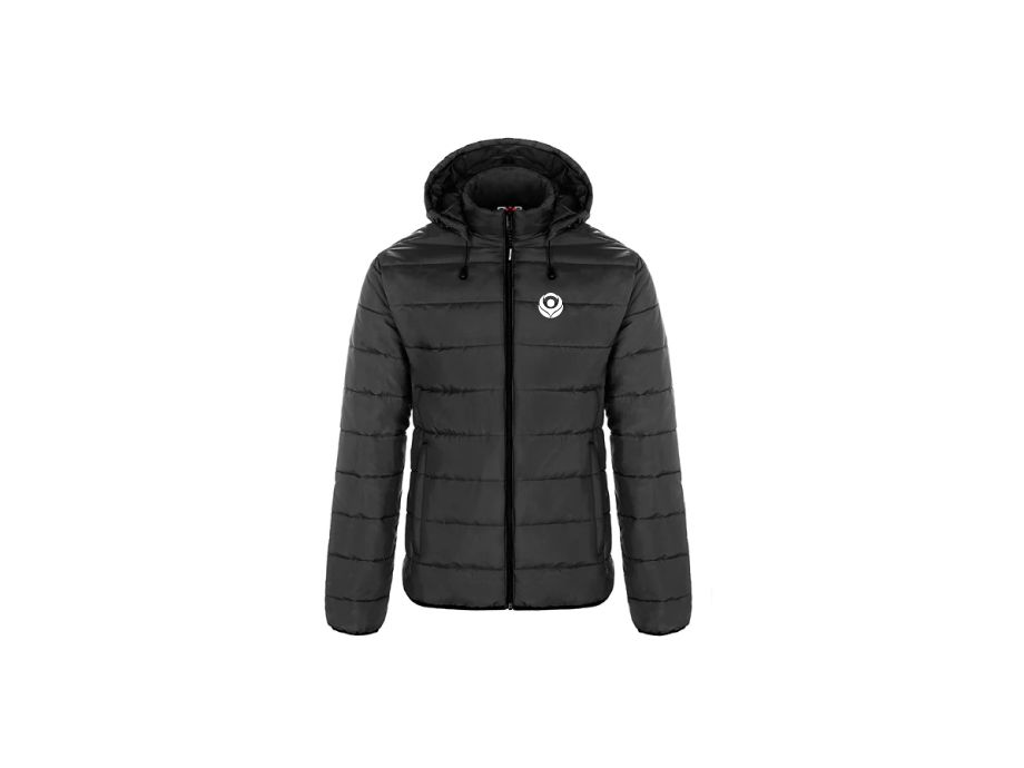 Veste matelassée femme - XS / Noir - Broderie ML