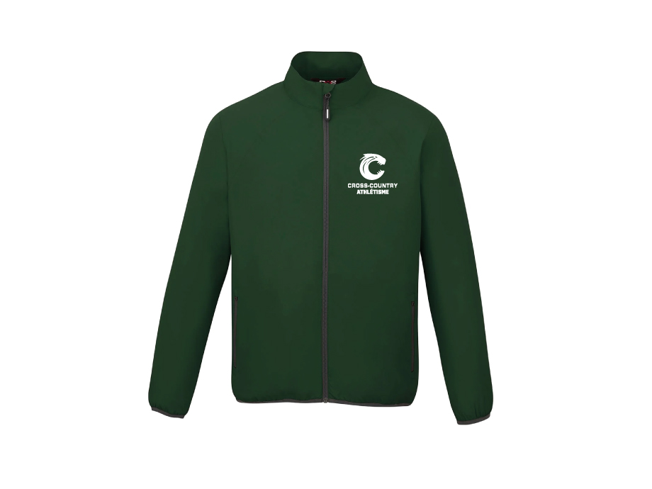 Veste légère homme - S / Vert forêt  - Broderie ML