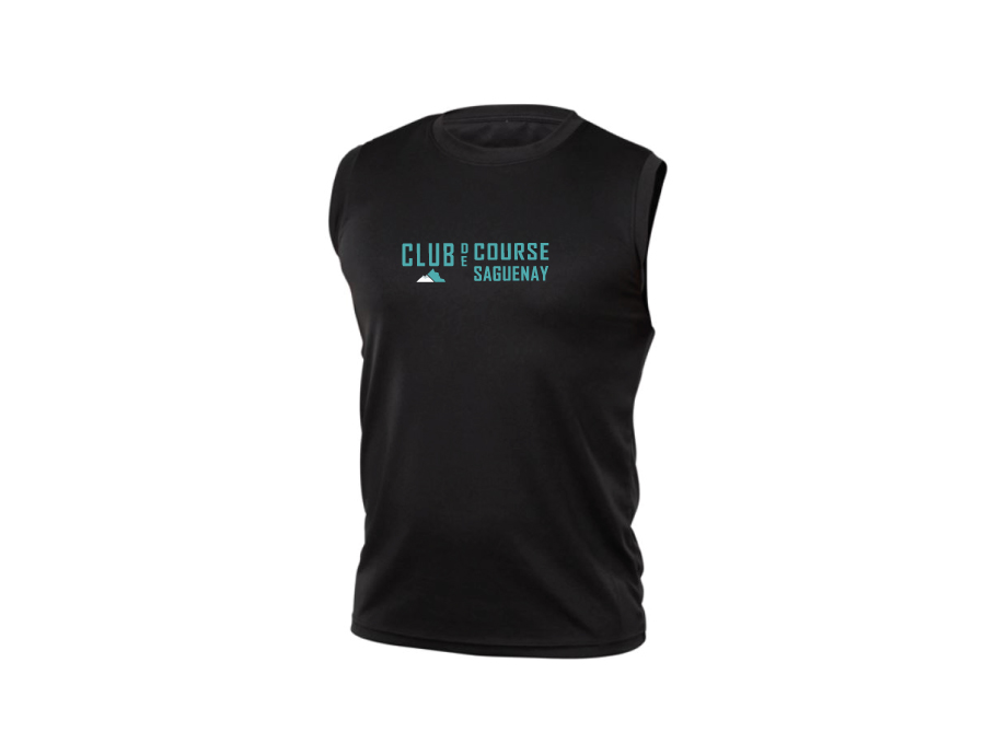 Camisole homme - XS / Noir - Broderie ML