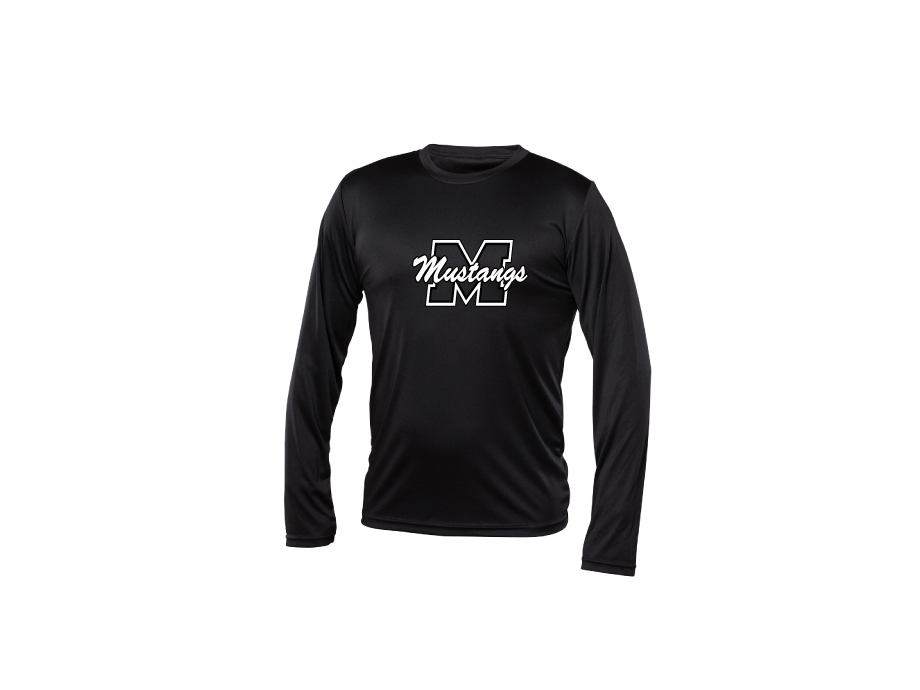 Manches longues dryfit homme - XS / Noir - Broderie ML