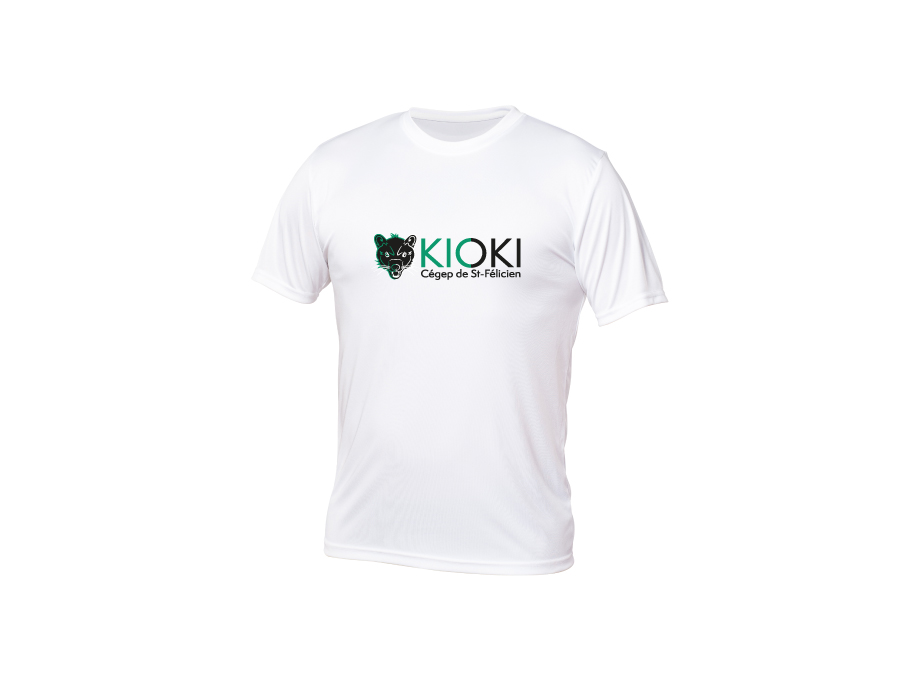 T-shirt homme dryfit - XS / Blanc - Broderie ML
