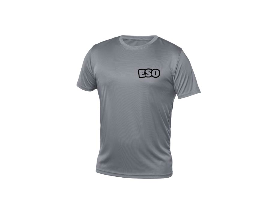 #01 T-shirt dryfit - Homme / XS / Ardesia - Broderie ML