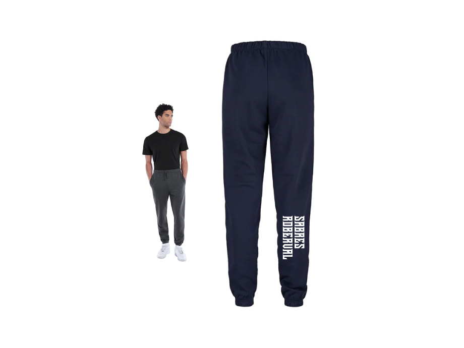 Pantalon jogging junior - XS / Marine - Broderie ML