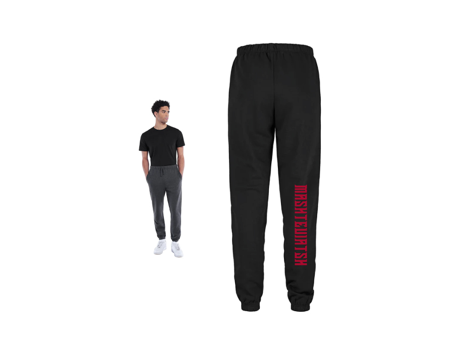 Pantalon jogging unisexe - XS / Noir - Broderie ML