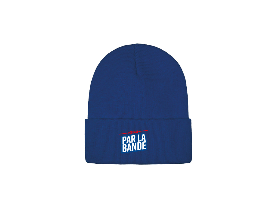 Tuque «Podcast par la bande» - Royal - Broderie ML