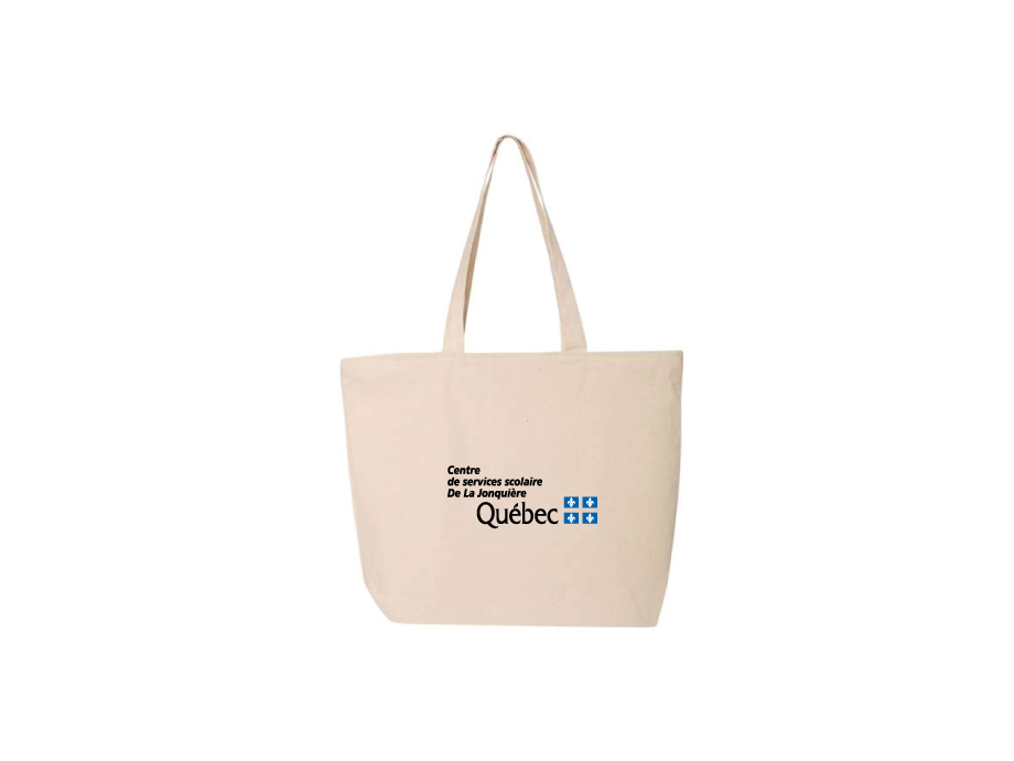 Tote bag  « CSSDLJ-SRMI » - Naturel - Broderie ML