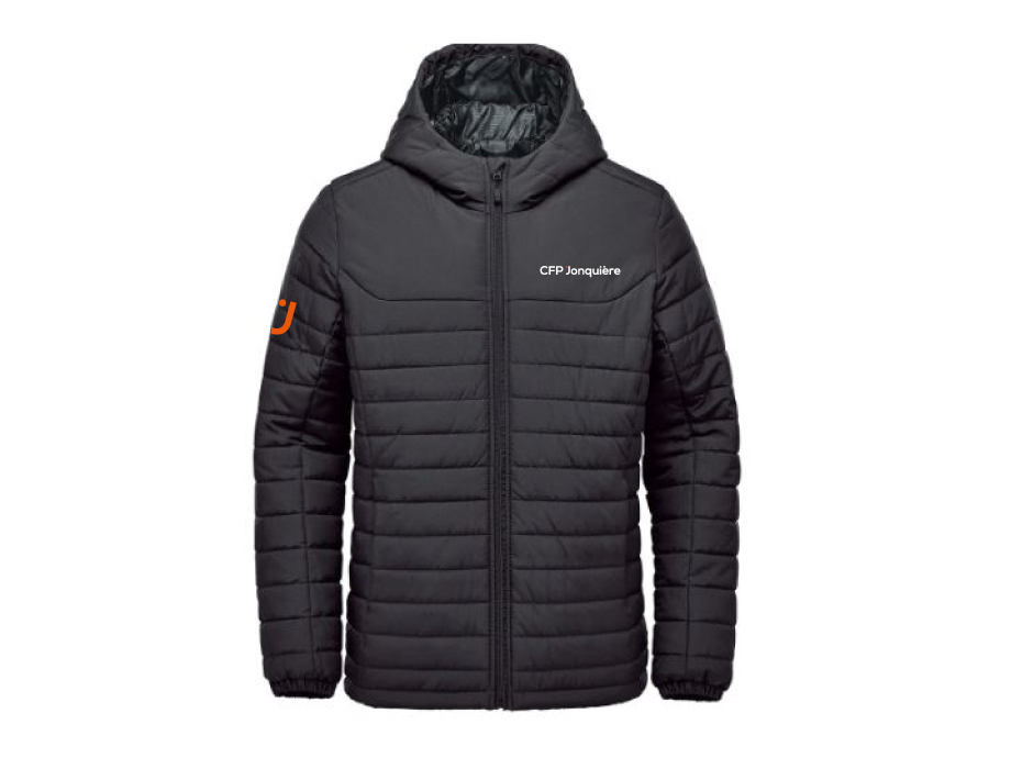 Veste matelassée 3 saisons homme - S / Noir - Broderie ML