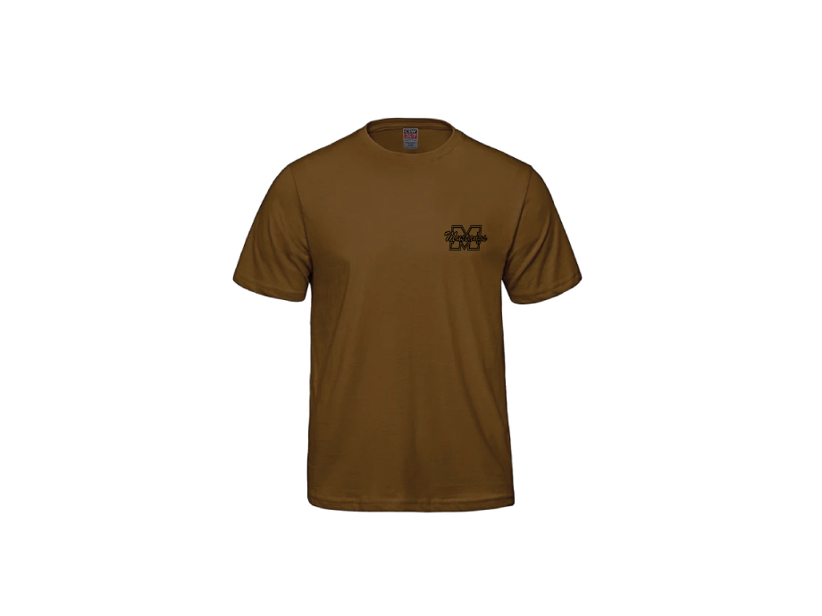T-shirt coton homme - S / Caramel - Broderie ML
