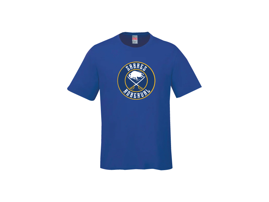 T-shirt coton junior - XS / Bleu royal  - Broderie ML