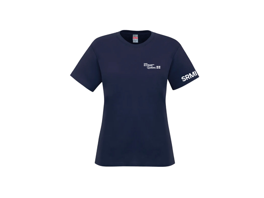 T-shirt femme « CSSDLJ-SRMI » - XS / Navy - Broderie ML
