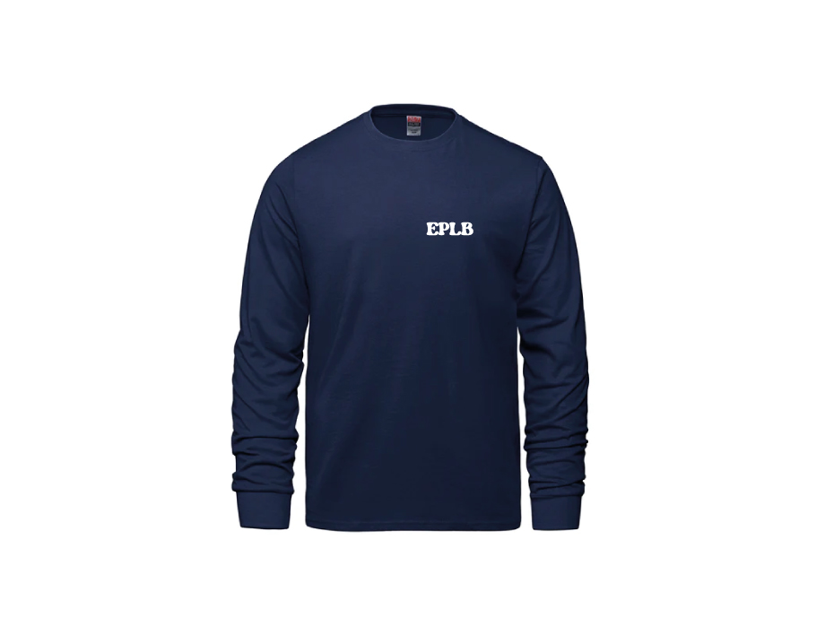 Manches longues coton homme EPLB - LIQUIDATION - Copie de S / Navy - Broderie ML