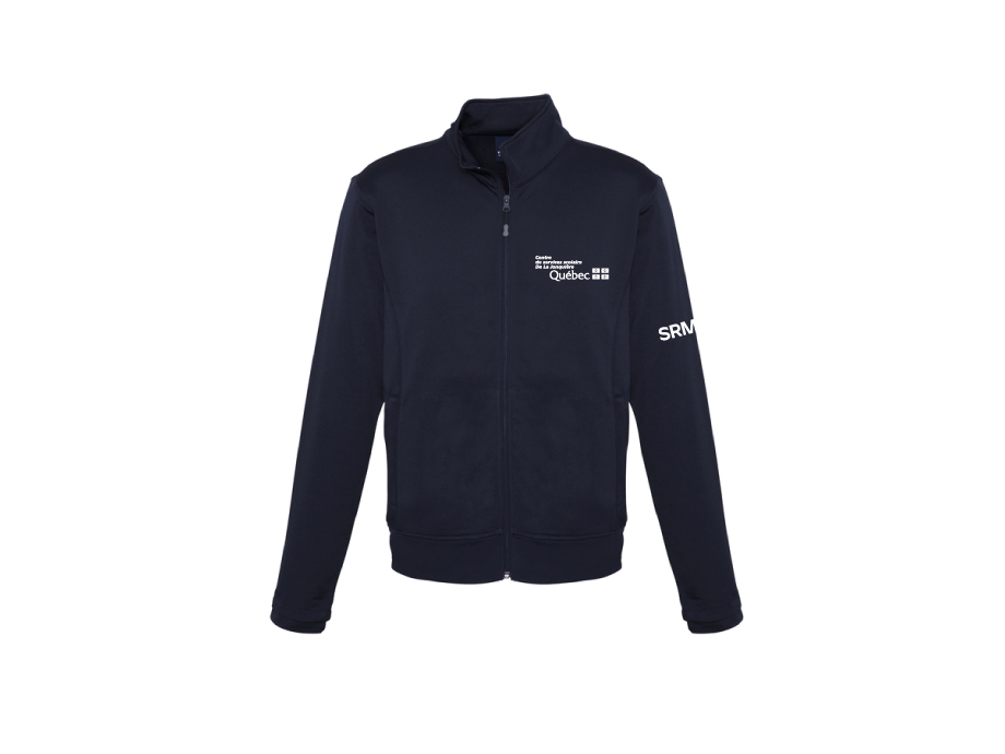 Veste à zip Homme « CSSDLJ-SRMI » - S / Navy - Broderie ML
