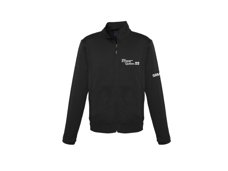 Veste à zip femme « CSSDLJ-SRMI » - XS / Noir - Broderie ML